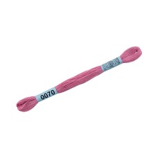 Нитки для вышивания "Gamma"    мулине  ( 0001-0206 )  100\% хлопок   24 x  8 м №0070 розовый