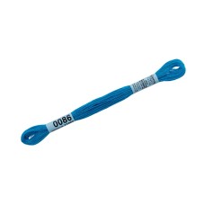 Нитки для вышивания "Gamma"    мулине  ( 0001-0206 )  100\% хлопок   24 x  8 м №0086 яр-синий