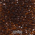 Бисер Чехия круглый 5 10/0 2.3 мм 500 г 10140 (Ф094) т.коричневый
