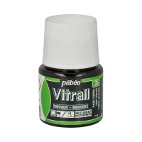 "PEBEO"   Краска для стекла и металла Vitrail лаковая прозрачная   45 мл 050-035 темно-зеленый