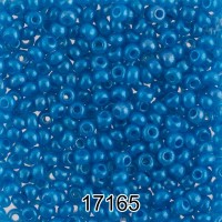 Бисер Чехия круглый 1   10/0   2.3 мм  500 г 17165 (Ф495) синий