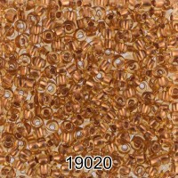 Бисер Чехия круглый 1   10/0   2.3 мм  500 г 19020 (Ф496) т.песочный
