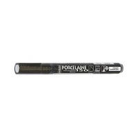 "PEBEO"   Маркер по керамике Porcelaine 150   1.2 мм   перо круглое   6 шт. 020009 антрацит