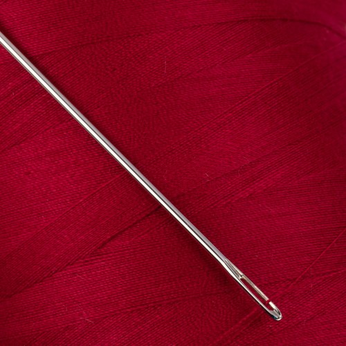 Швейные нитки (полиэстер) 40/2   "Nitka"  ( 101-200 )  4570 м №119 св.вишневый