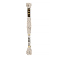 Нитки для вышивания "Anchor"   мулине   100\% хлопок   12 x  8 м 0397 св. серый