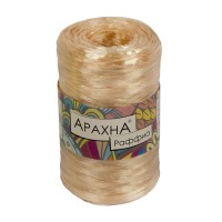 Пряжа ARACHNA "Raffia"   100\% полипропилен   5 шт. х  50 г ± 10 г  200 м ± 12 м №04 золотой