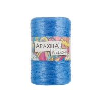 Пряжа ARACHNA "Raffia"   100\% полипропилен   5 шт. х  50 г ± 10 г  200 м ± 12 м №26 синий