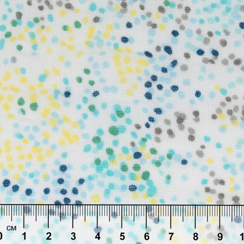 Ткань "PEPPY"   Ткань муслиновая   ФАСОВКА   EMBRACE   100\% хлопок   100 х  125 см  Shannon Fabrics fundot blue