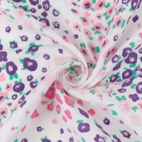 Ткань "PEPPY"   Ткань муслиновая   ФАСОВКА   EMBRACE   100\% хлопок   100 х  125 см  Shannon Fabrics floral fields fuchsia