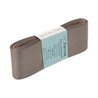 "Gamma"   репсовая лента   GR-38   ФАСОВКА   38 мм  1.1/2 "  5 х  5.4 м №124 серый