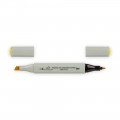 SMA-01 0.7 мм - 7 мм перо круглое/скошенное 1 шт. J122 желтый пастельный/Pastel Yellow