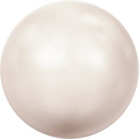 Бусина стеклянная 5810   10 мм  5 шт  в пакете   под жемчуг   кристалл молочный (ivory 708)