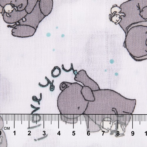 Ткань "PEPPY"   Ткань муслиновая   ФАСОВКА   EMBRACE   100\% хлопок   100 х  125 см  Shannon Fabrics embeloved aruba