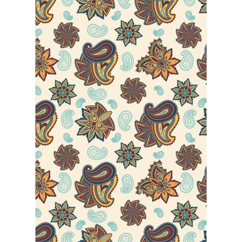 Ткань для пэчворка PEPPY   СКАЗОЧНЫЙ ВОСТОК   ФАСОВКА   50 x 55 см  146 г/кв.м ± 5   100\% хлопок СВ-13 белый