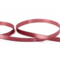 Лента атласная 6 мм ( 1/4 ")  "Gamma"   33 м ± 2 м №099 коричневый