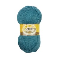 Пряжа ADELIA "LEDA"   99\% акрил, 1\% люрекс   5 шт. х  100 г  340 м ± 8 м №207 морская волна