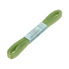 Лента атласная 6 мм ( 1/4 ")  "Gamma"   AL-6P   ФАСОВКА   10 x  5.4 м №062 бл.зеленый