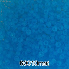 Бисер Чехия круглый 3   10/0   2.3 мм  500 г 60010 mat (Ф637) голубой мат.