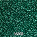 Бисер Чехия круглый 6 10/0 2.3 мм 500 г 18358 (Ф654) т.зелёный/металлик