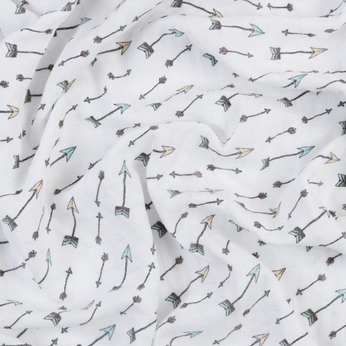 Ткань "PEPPY"   Ткань муслиновая   ФАСОВКА   SMD EMBRACE   100\% хлопок   100 х  125 см  Shannon Fabrics straight and true saltwater