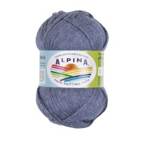Пряжа ALPINA "NORI"   56\% акрил, 44\% хлопок   10 шт. х  50 г  100 м ± 5 м  СК/Распродажа №11 серо-голубой
