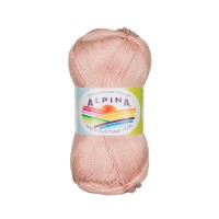 Пряжа ALPINA "ORGANICA"   80\% хлопок, 20\% лён   10 шт. х  50 г  170 м ± 8 м №05 пыльно-розовый