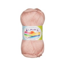 Пряжа ALPINA "ORGANICA"   80\% хлопок, 20\% лён   10 шт. х  50 г  170 м ± 8 м №05 пыльно-розовый