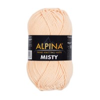 Пряжа ALPINA "MISTY"   70\% хлопок, 30\% шерсть   10 шт. х  50 г  105 м ± 5 м №11 персиковый