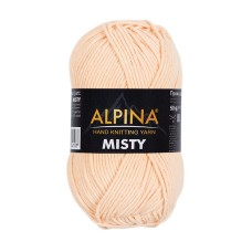 Пряжа ALPINA "MISTY"   70\% хлопок, 30\% шерсть   10 шт. х  50 г  105 м ± 5 м №11 персиковый