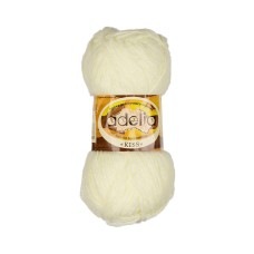 Пряжа ADELIA "KISS"   100\% полиэстер   10 шт. х  50 г  145 м ± 7 м №04 бл.желтый