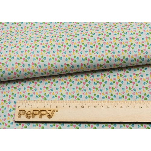 Ткань для пэчворка PEPPY   НЕЖНАЯ ИСТОРИЯ   ФАСОВКА   50 x 55 см  146 г/кв.м ± 5   100\% хлопок НИ-26 голубой