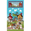 Ткань для пэчворка PEPPY 4705/18 PANEL ФАСОВКА 90 x 110 см 135 г/кв.м 100\% хлопок 126