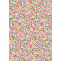 Ткань для пэчворка PEPPY   ВЕРСАЛЬСКИЕ САДЫ   ФАСОВКА   50 x 55 см  146 г/кв.м ± 5   100\% хлопок ВС-16 серый