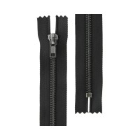 Молния Металл оксид (черный никель) ZIP 5B   однозамковая   20 см Тип 5   10 шт  неразъёмная   "Gamma"  ЧЕРНЫЙ №310