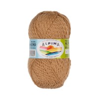Пряжа ALPINA "ALPACA ACRO"   44\% мериносовая шерсть, 38\% акрил, 18\% альпака   4 шт. х  50 г  150 м ± 7 м №03 св.коричневый