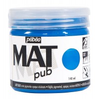 Краска акриловая "PEBEO"   экстра матовая Mat Pub №1   140 мл 256011 синий кобальт