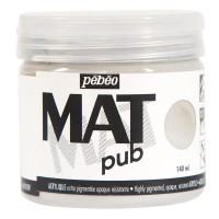 Краска акриловая "PEBEO"   экстра матовая Mat Pub №1   140 мл 256023 серый теплый