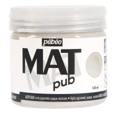 Краска акриловая "PEBEO"   экстра матовая Mat Pub №1   140 мл 256023 серый теплый