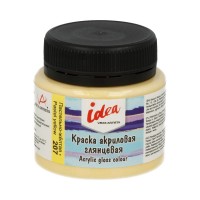 Краска акриловая "VISTA-ARTISTA"   idea   для декора глянцевая   IGA-50   50 мл 207 Пастельно-желтая (Pastel yellow)