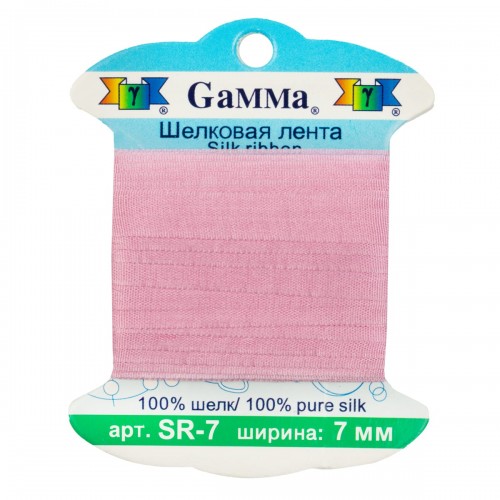 "Gamma"   шелковая   SR-7   ФАСОВКА   0.2 -  7 мм  9.1 м ± 0.5 м №071 св. розовый