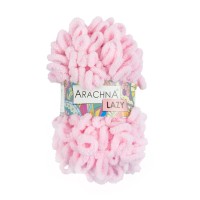 Пряжа ARACHNA "LAZY"   100\% микрополиэстер   5 шт. х  100 г  8.5 м ± 0.2 м №07 св.розовый