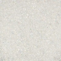 Бисер Япония "TOHO" 11/0   DEMI №2   2.2 мм  500 г №0161 прозрачный/перламутр