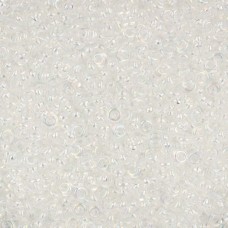 Бисер Япония "TOHO" 11/0   DEMI №2   2.2 мм  500 г №0161 прозрачный/перламутр