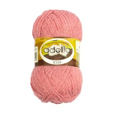Пряжа ADELIA "KISS"   100\% полиэстер   10 шт. х  50 г  145 м ± 7 м №21 т.гр.розовый