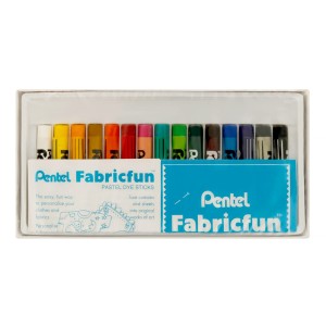 "Pentel"   Пастель для ткани FabricFun Pastels   15 цв. PTS2-15