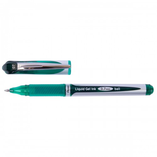 "Pentel"   Ручка гелевая Energel  d 0.7 мм  12 шт. BL57-DO цвет чернил: зелёный