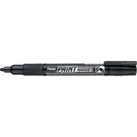"Pentel"   Маркер перманентный Paint   4 мм   пулевидный   12 шт. MMP20-AO черный лаковый