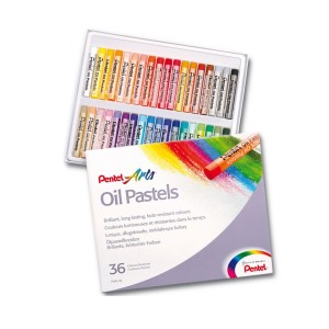 "Pentel"   Пастель масляная в картоне   36 цв. PHN-36U