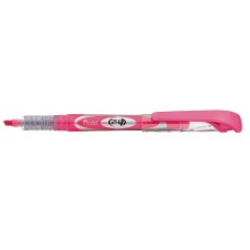 "Pentel"   Маркер-выделитель текста с жидкими чернилами 24/7 Highlighter   1 - 3.5 мм   перо скошенное   12 шт. SL12-PX розовый