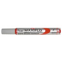 "Pentel"   Маркер Maxiflo   4 мм   пулевидный MWL5S-B красный